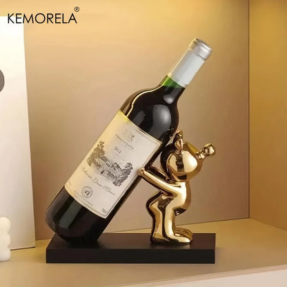 Design Beer Wijnhouder Deluxe - Woonkamer - Houder - Wijnrek - Standaard - Decoratie - Drank - Wijn - Wijnfles - Fles