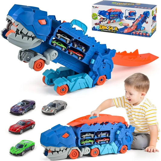 Draagbare dinosaurus-truck, speelgoedauto