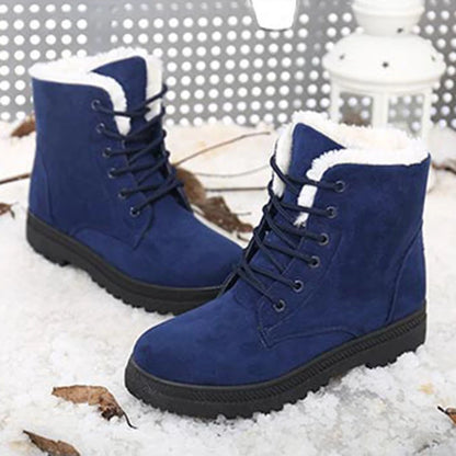 Dames snowboots met pluche voering