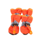4 stks/set Waterdichte Hond Schoenen Antislip Regenlaarzen Schoeisel voor Kleine Katten Honden Puppy Hond Huisdier laarsjes Huisdier Poot Accessoires