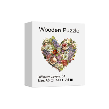 Unieke Liefdespuzzel, Veelkleurige Houten Puzzel Voor Volwassenen-Een Leuk En Uitdagend Spel! Valentijnsdag Cadeau Interieur