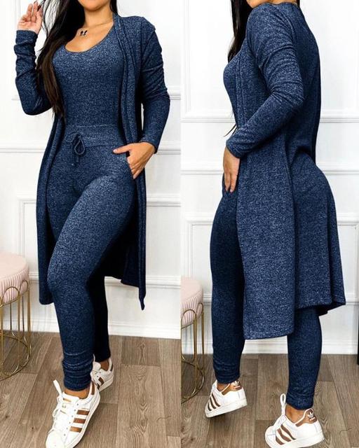 Slanke Jumpsuit met Jasje