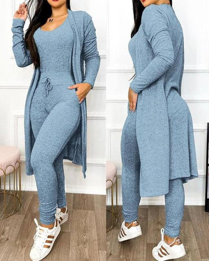 Slanke Jumpsuit met Jasje