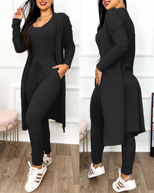 Slanke Jumpsuit met Jasje
