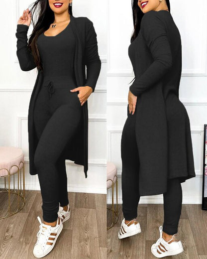 Slanke Jumpsuit met Jasje