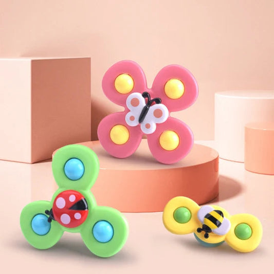 Zuignap Spinner Speelgoed Set van 3