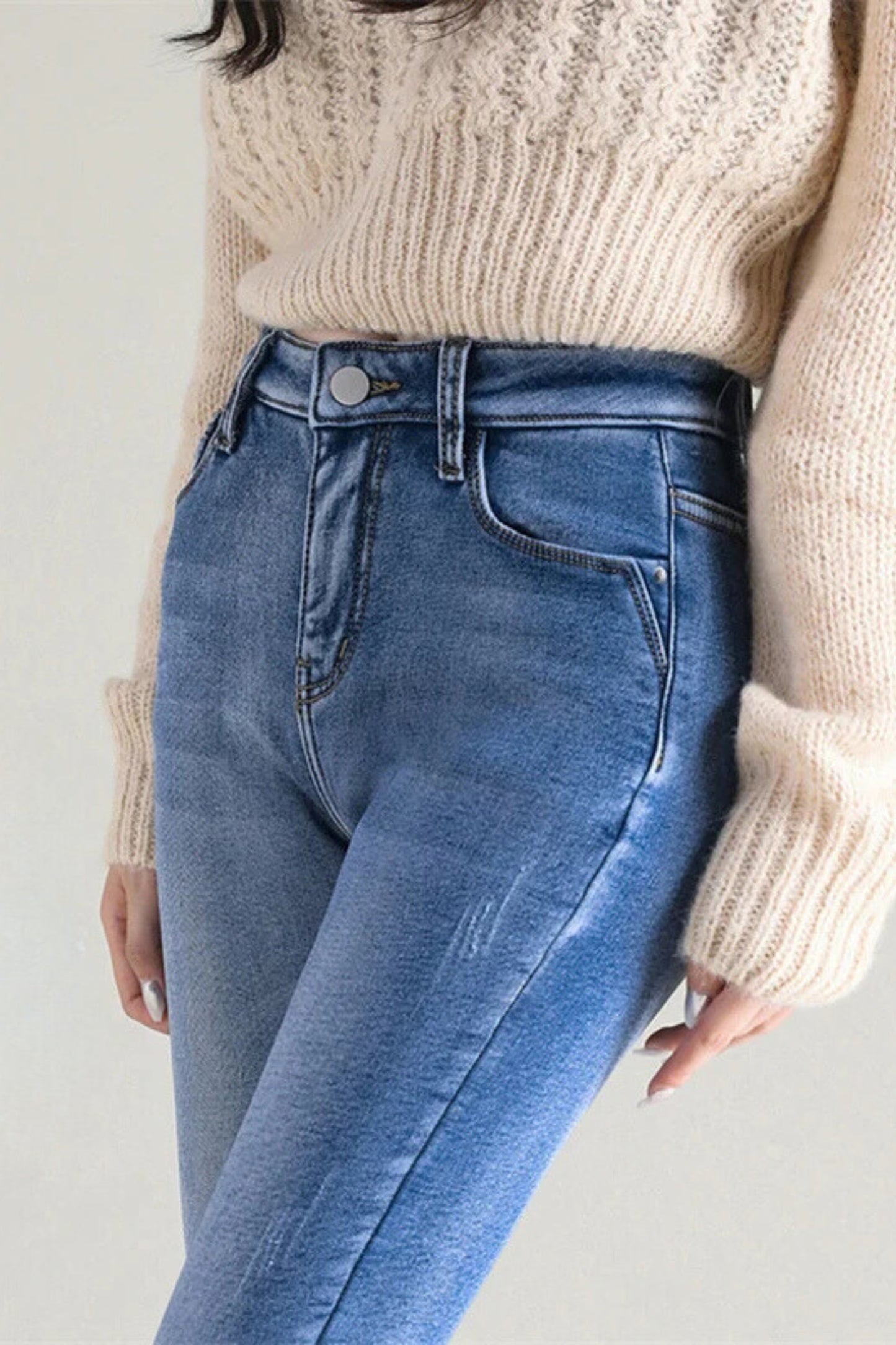 Quinly - warme thermische skinny jeans