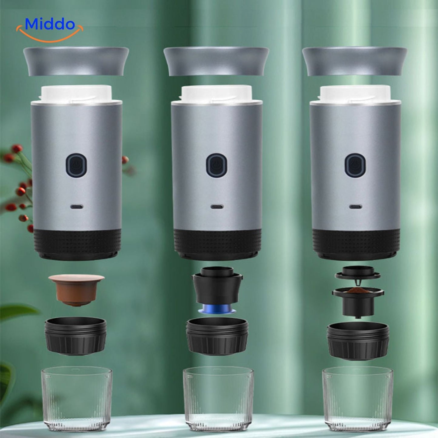 3-in-1 | Draagbare Espressomachine voor Koffie