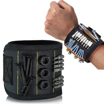 De ultieme doe-het-zelftool: Magnetische polsband voor vasthoudschroeven, spijkers, boortjes - perfect cadeau voor Handymen, mannen, vrouwen en papa!