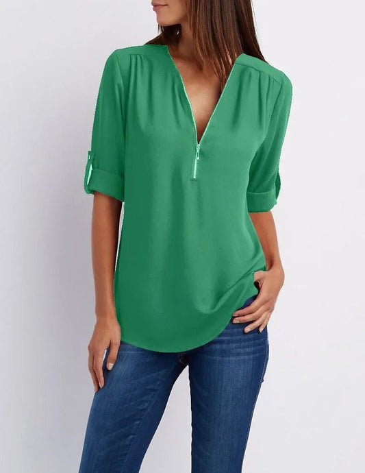 Aurelia Blouse voor Stijlvolle Elegante Dames