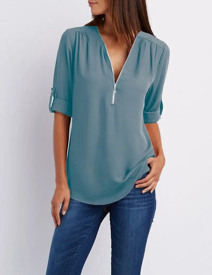 Aurelia Blouse voor Stijlvolle Elegante Dames