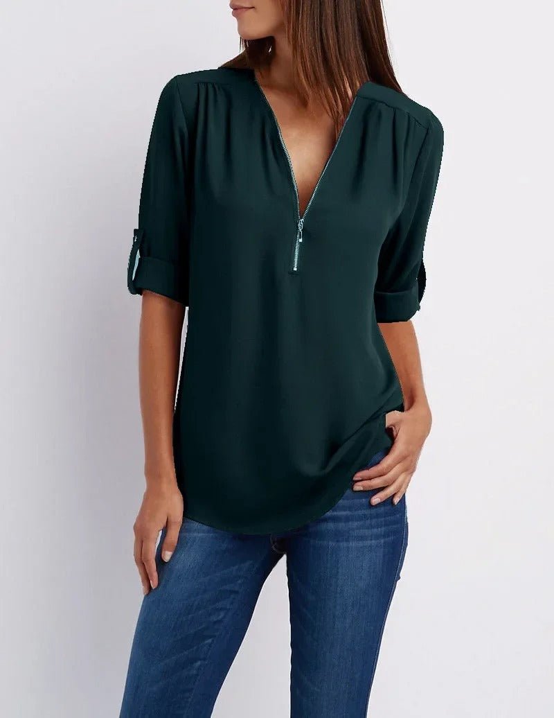 Aurelia Blouse voor Stijlvolle Elegante Dames