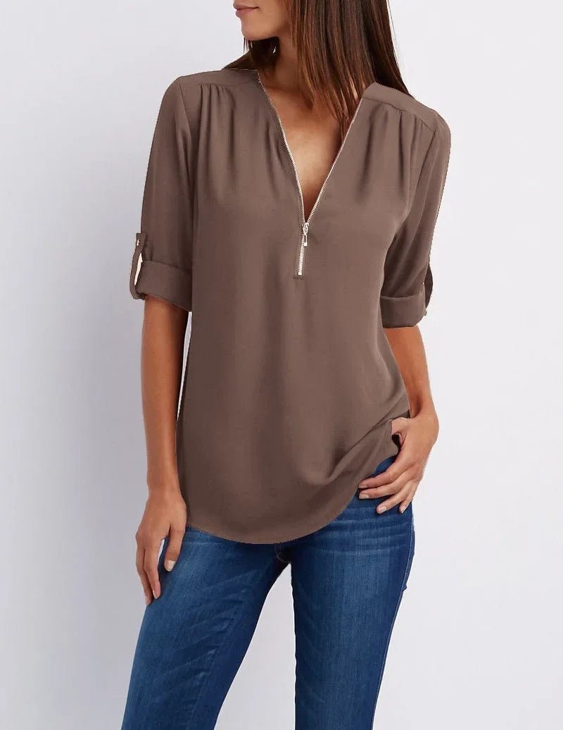 Aurelia Blouse voor Stijlvolle Elegante Dames