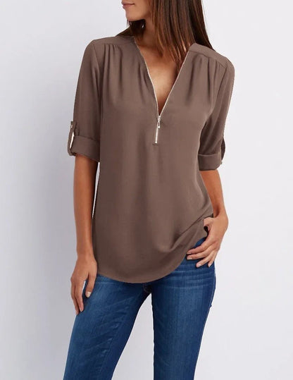 Aurelia Blouse voor Stijlvolle Elegante Dames