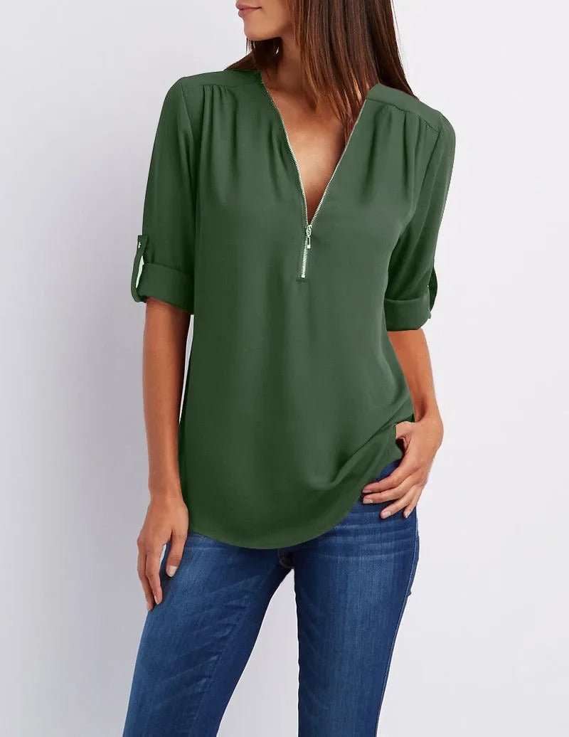 Aurelia Blouse voor Stijlvolle Elegante Dames