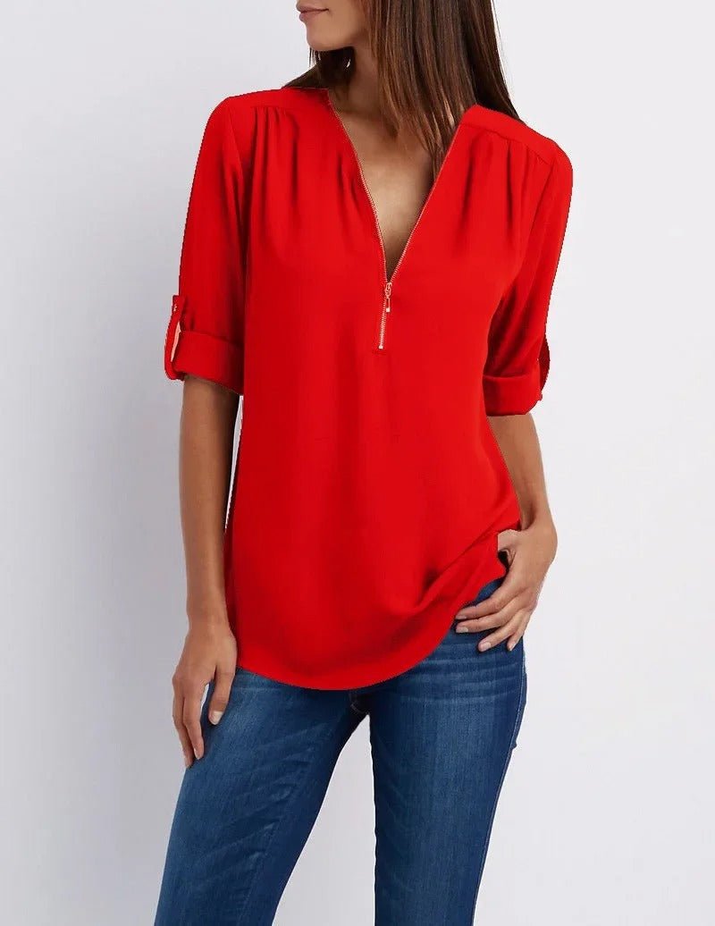 Aurelia Blouse voor Stijlvolle Elegante Dames