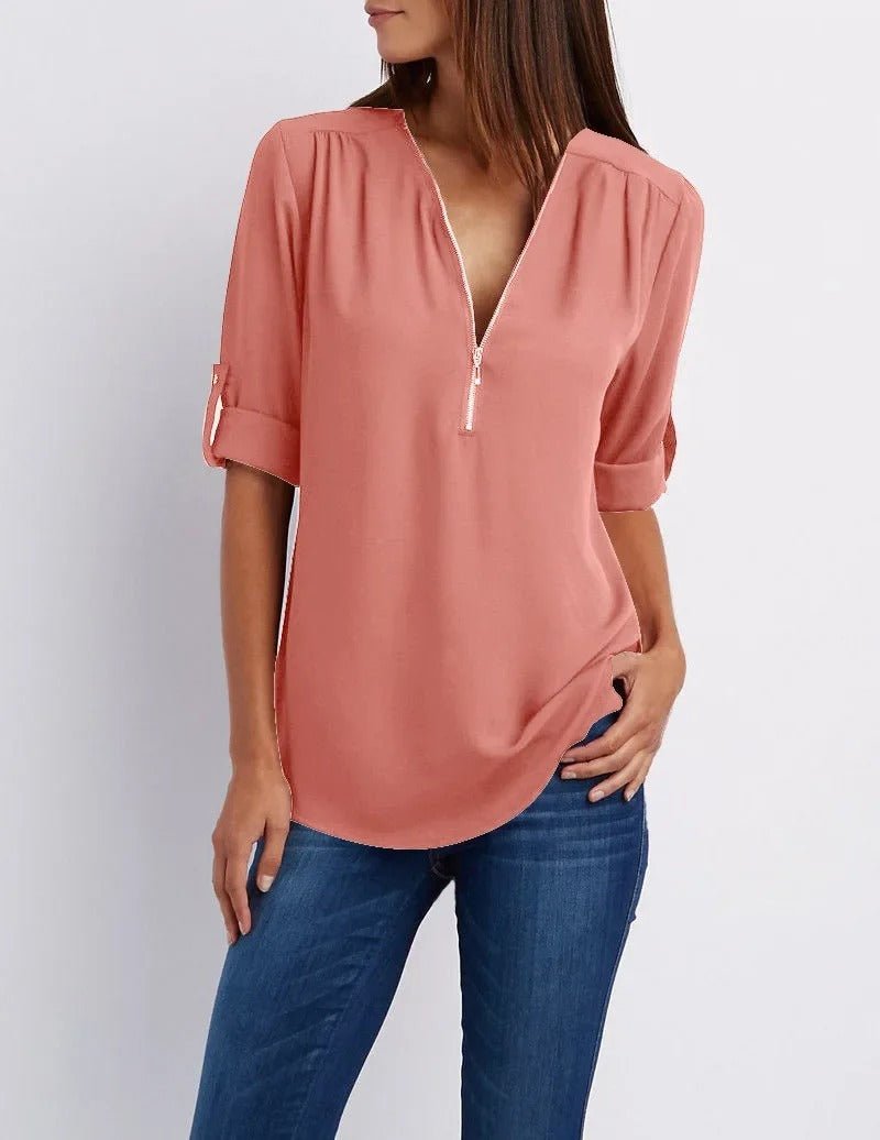 Aurelia Blouse voor Stijlvolle Elegante Dames