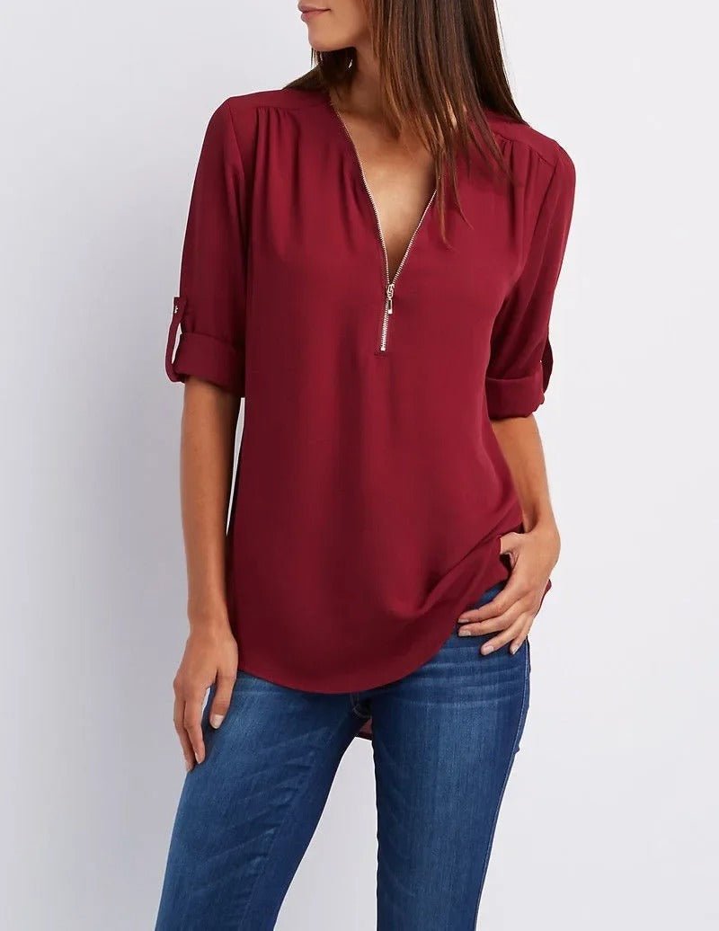 Aurelia Blouse voor Stijlvolle Elegante Dames