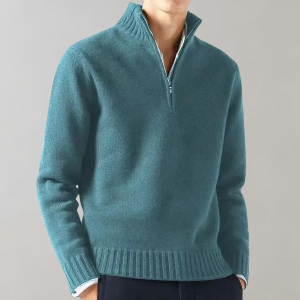 Elegante Half Zip Sweater