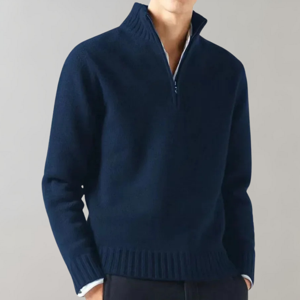 Elegante Half Zip Sweater