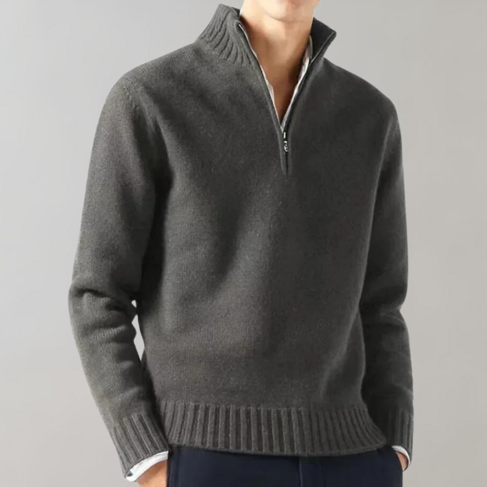 Elegante Half Zip Sweater