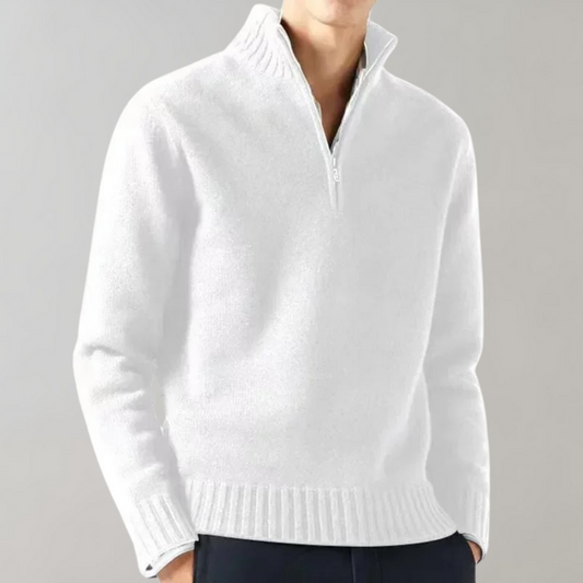 Elegante Half Zip Sweater