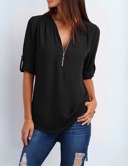 Aurelia Blouse voor Stijlvolle Elegante Dames