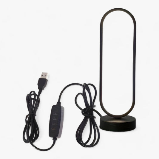 Trish | Ringlamp voor de slaapkamer - LED nachtlamp met drie instelbare kleurintensiteiten