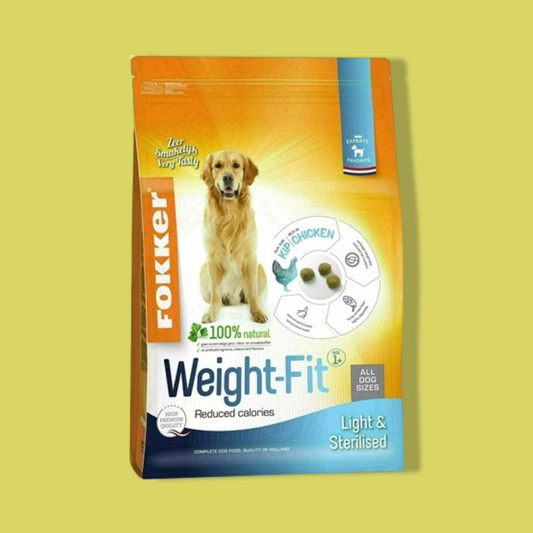 Fokker - Weight-Fit Light / Sterilised Hondenvoer 13 KG