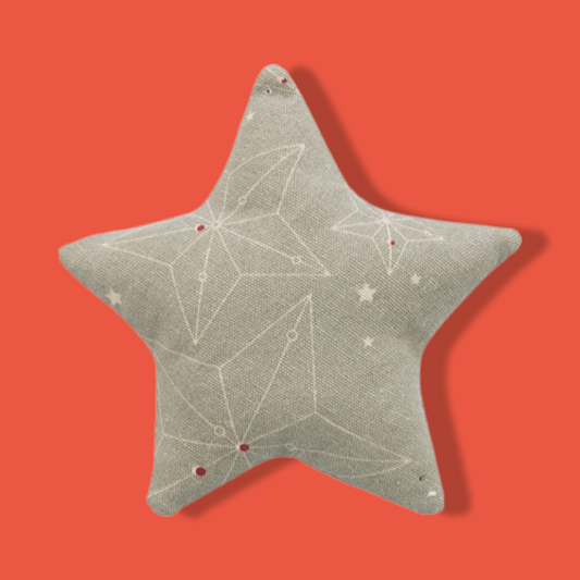 Trixie - Xmas Speelkussen Ster Met Catnip Katoen Beige