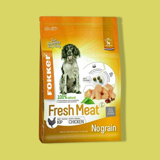 Fokker - Premium + Fresh Meat Hondenvoer 13 KG