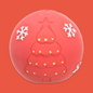 Trixie - Xmas Bal Latex Rood