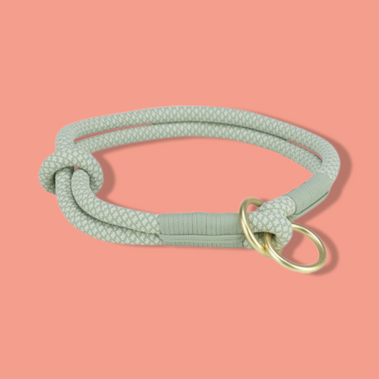 Trixie - Halsband Hond Soft Half-Slip Saliegroen / Mint