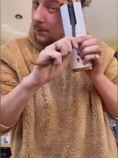 Draadloze automatische haarkruller