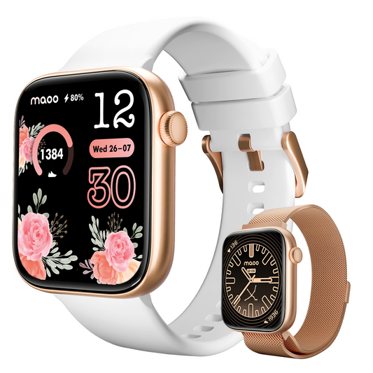 ProWatch AMOLED Smartwatch Dames Rosé Goud